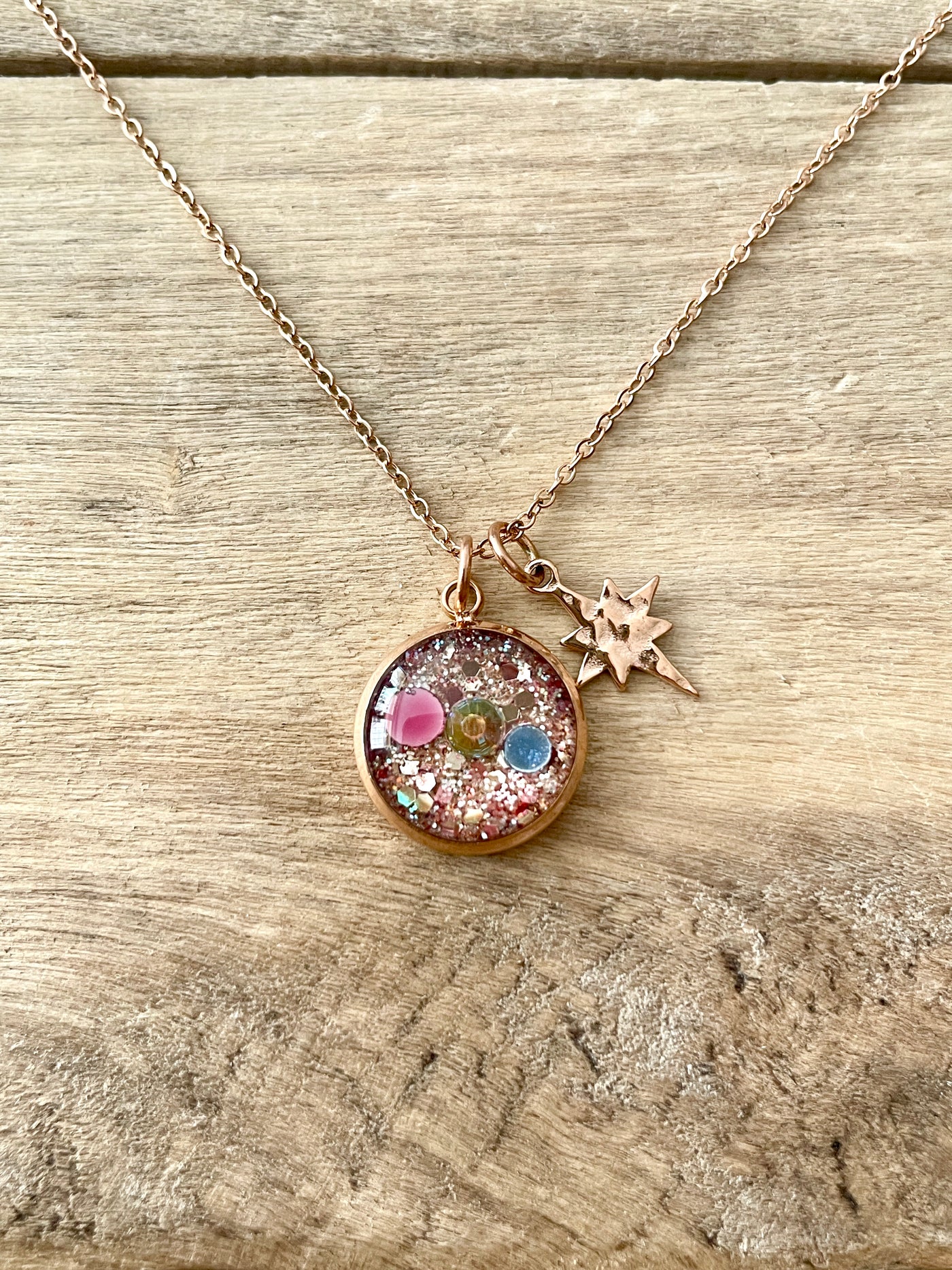 Simple rose gold necklace Wound of the soul: Rejection