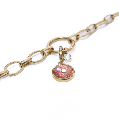 Charm Cristal doré Hypersensibilité (vendu sans bracelet)