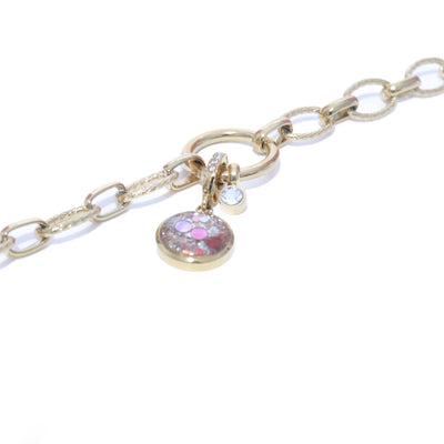 Charm Cristal doré Phenix (vendu sans bracelet)