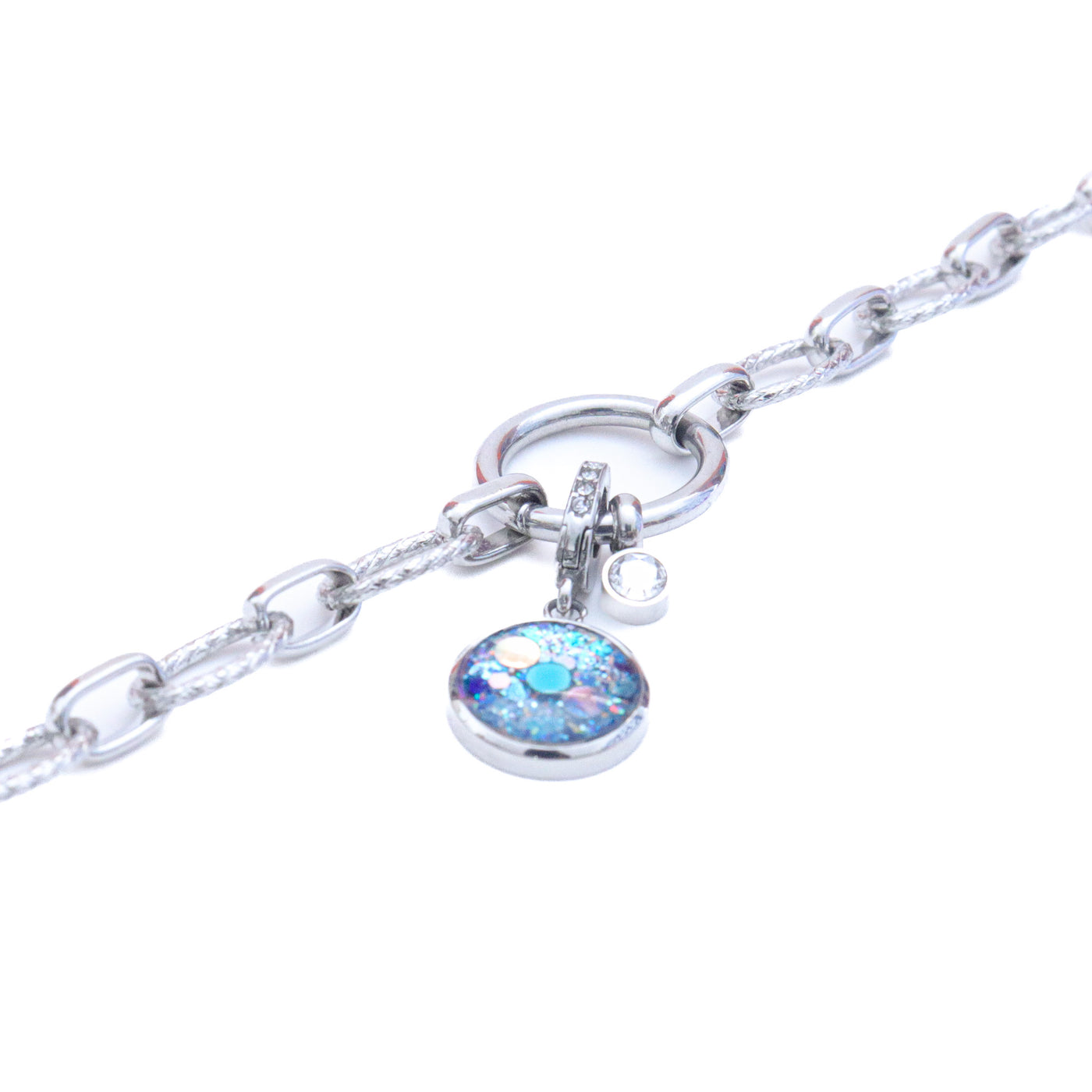 Charm Cristal argenté Jalousie (vendu sans bracelet)