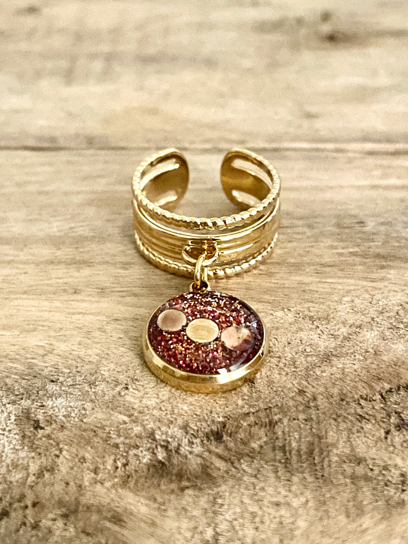 Golden ALMA Sacral Chakra Reset Ring