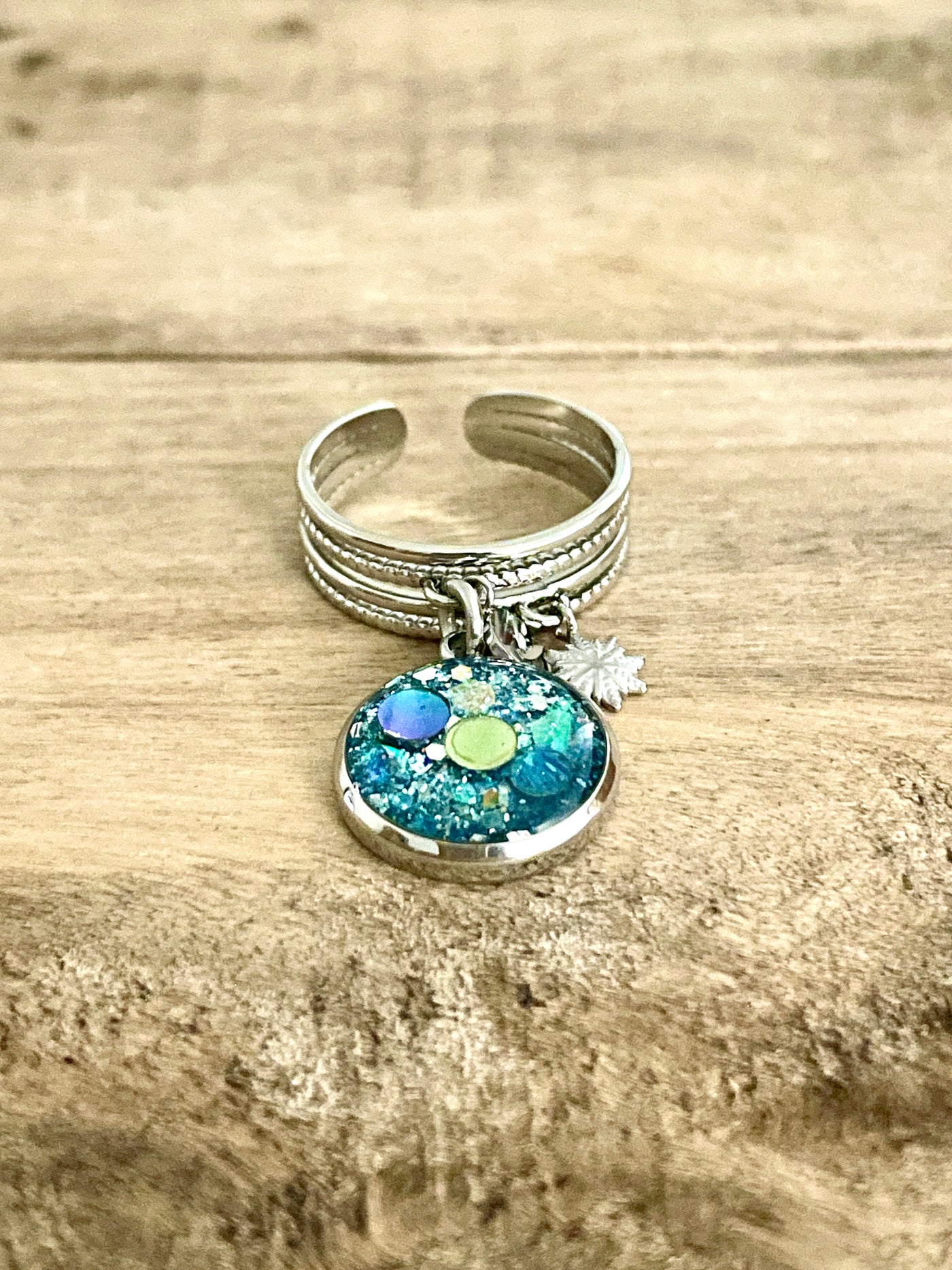 Bague argentée STELLA Peace & Love