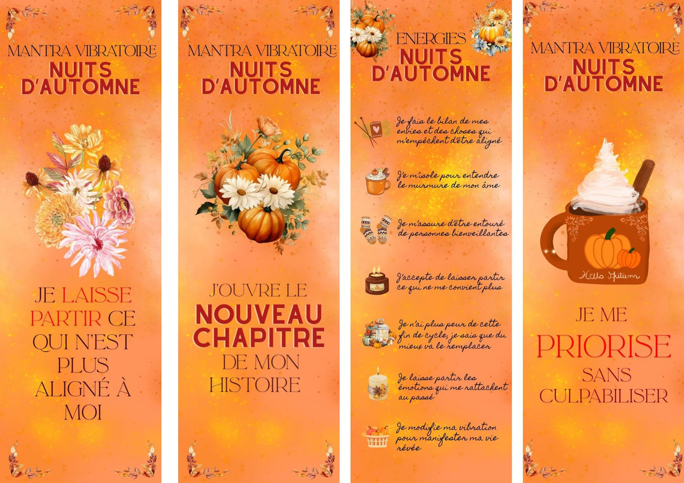 MARQUE-PAGE CLASSIQUE NUITS D’AUTOMNE au choix