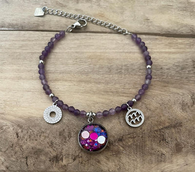 Bracelet argenté ASTRO soin surprise
