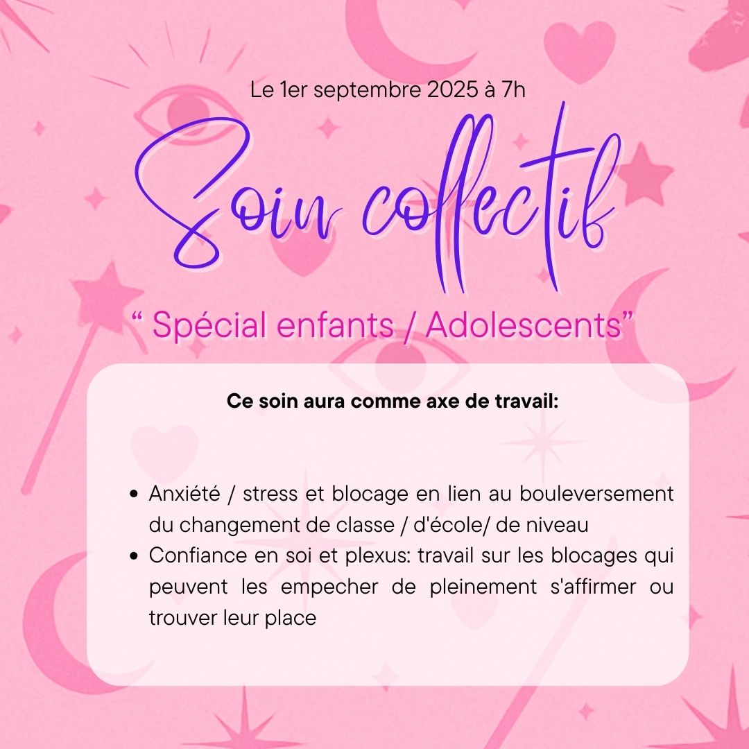 SOIN COLLECTIF Special enfant / ados ( 6 - 16 ans)