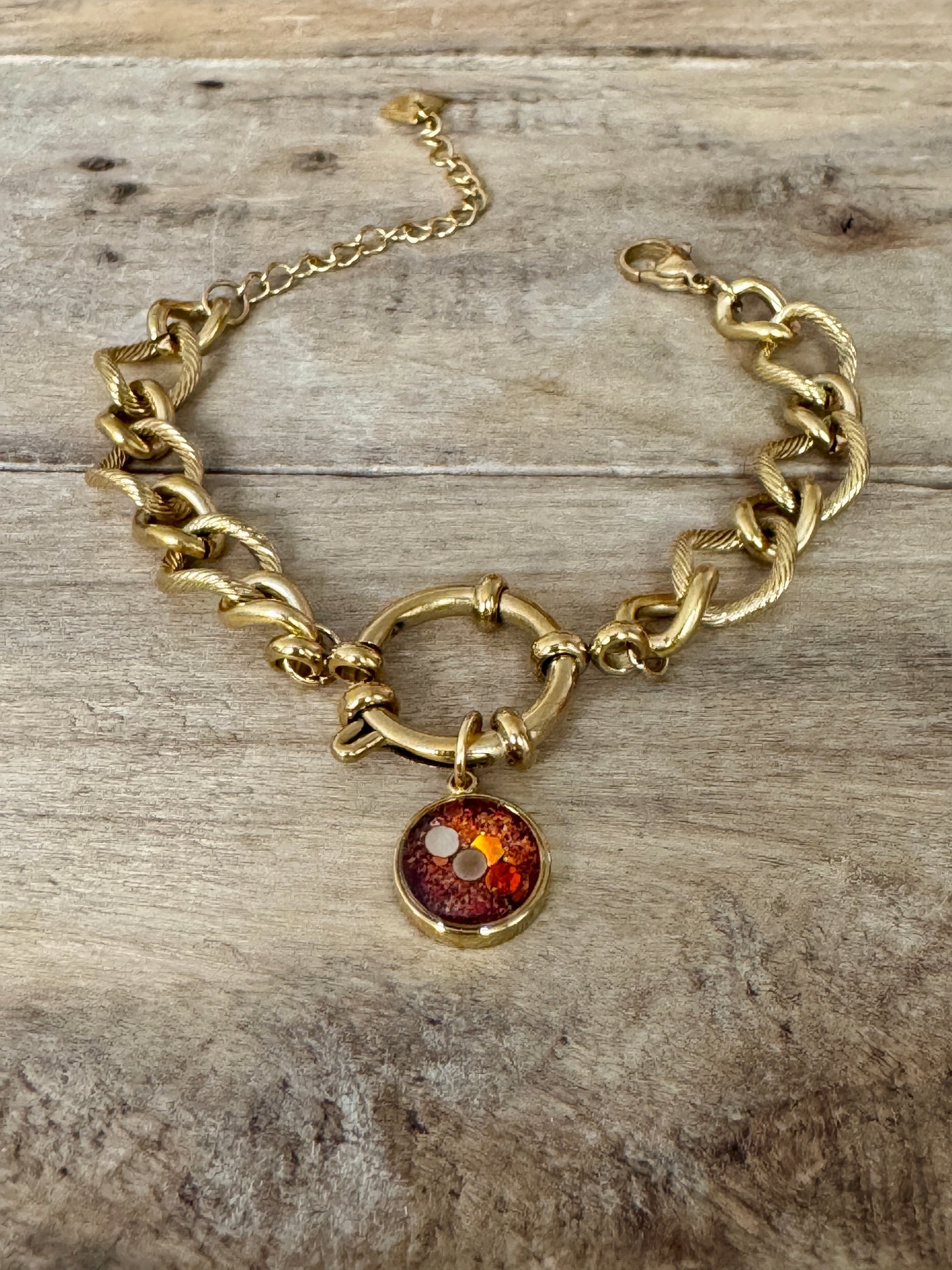 Bracelet doré PUMPKIN FALL CALYPSO Abondance