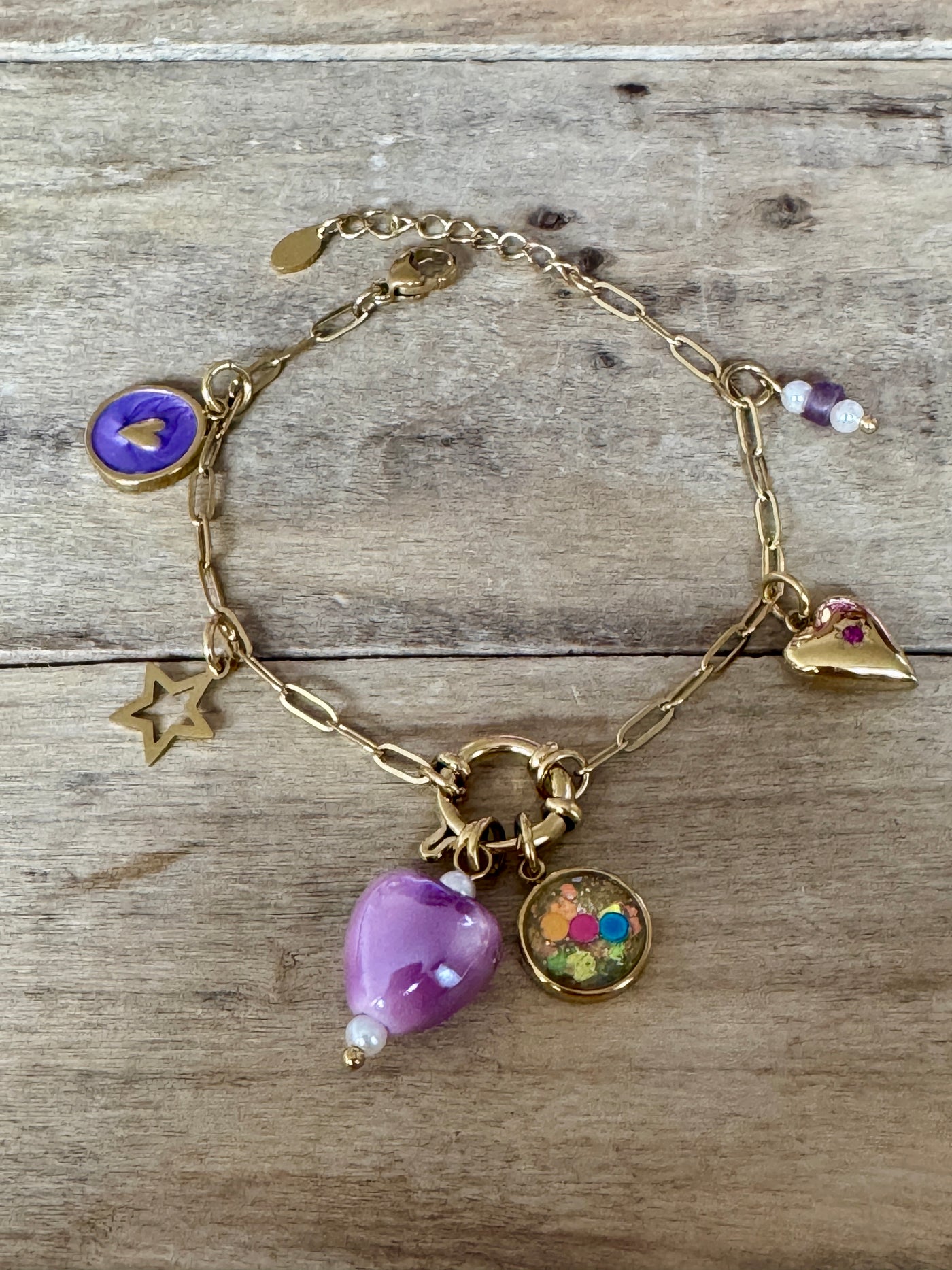 Bracelet doré néon AMALFI Alignement à soi