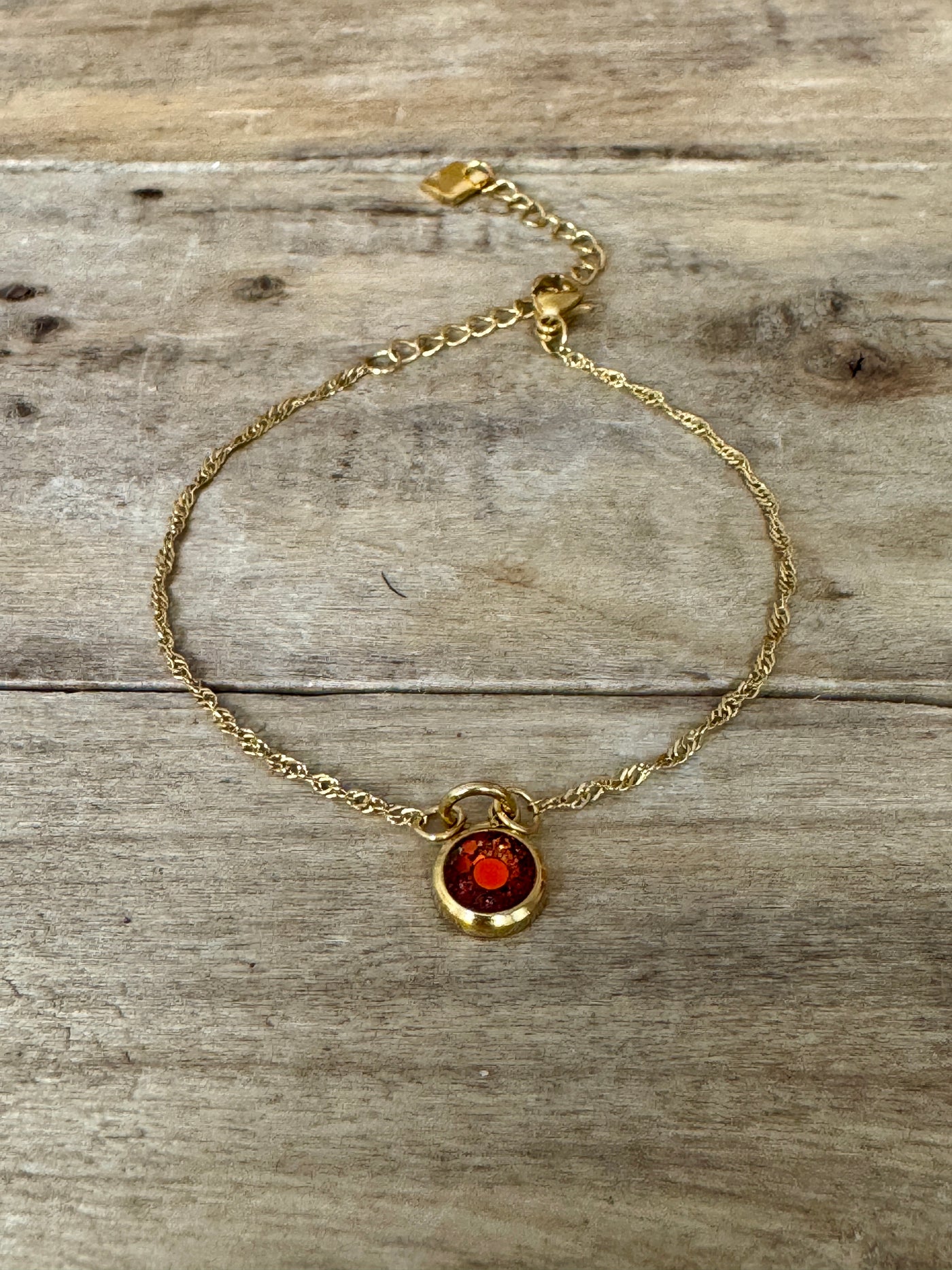Bracelet doré NAÏA PUMPKIN FALL Amour de soi