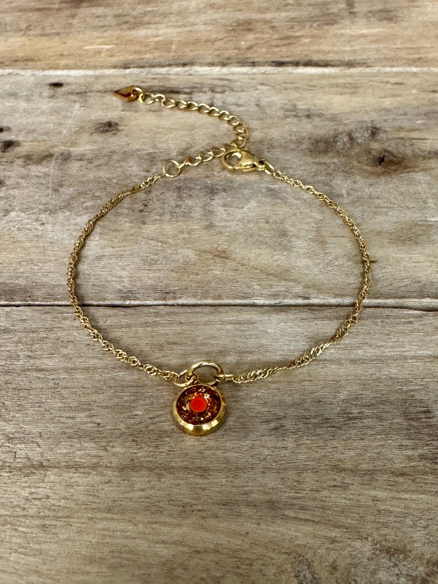Bracelet doré NAÏA PUMPKIN FALL Angoisses et peurs