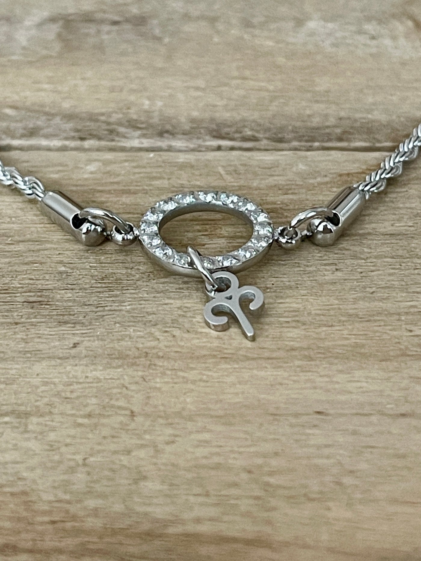 Bracelet argenté AURORA Souffrance amoureuse