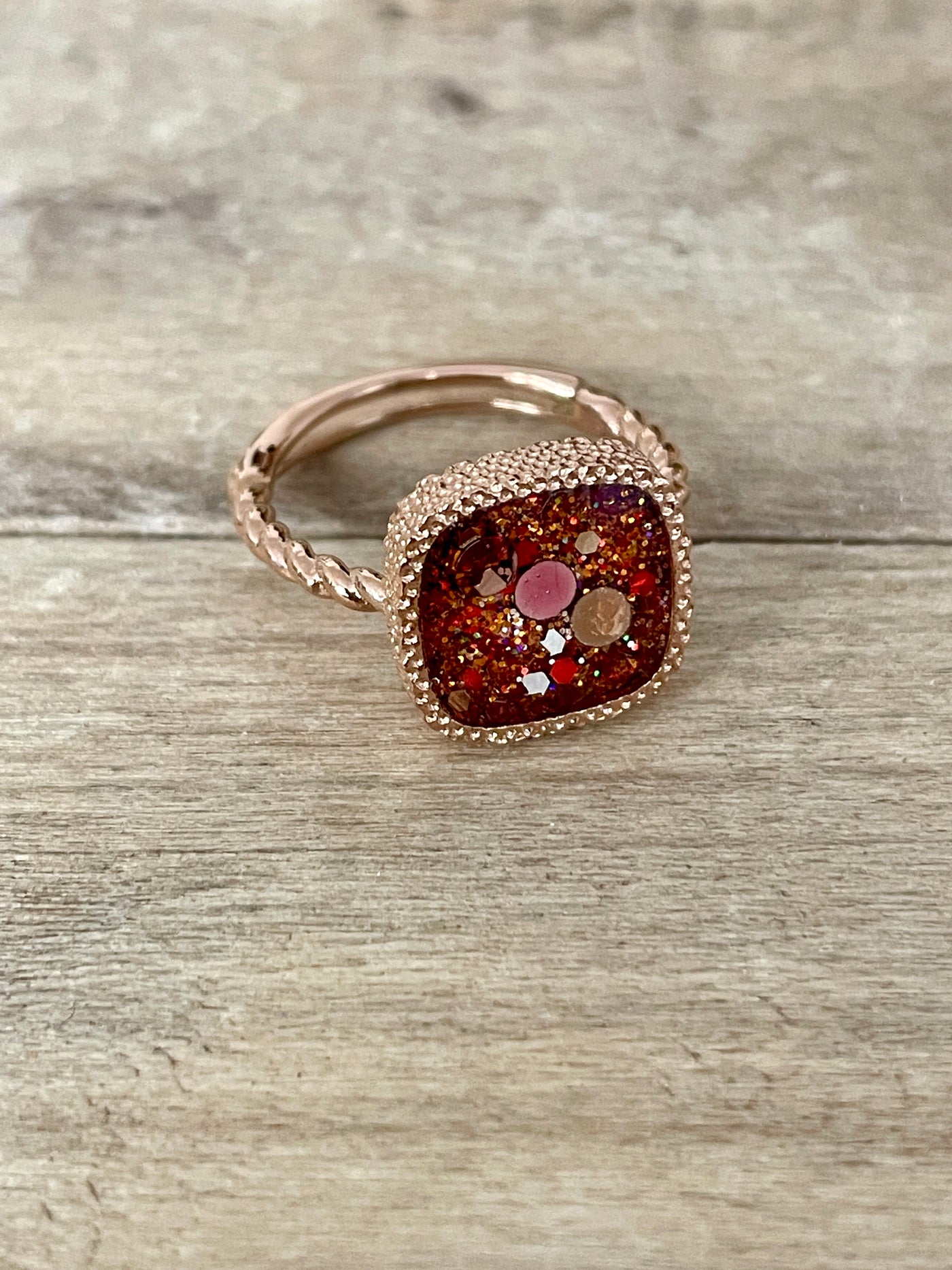 Bague or rose MONROE Chakra gorge