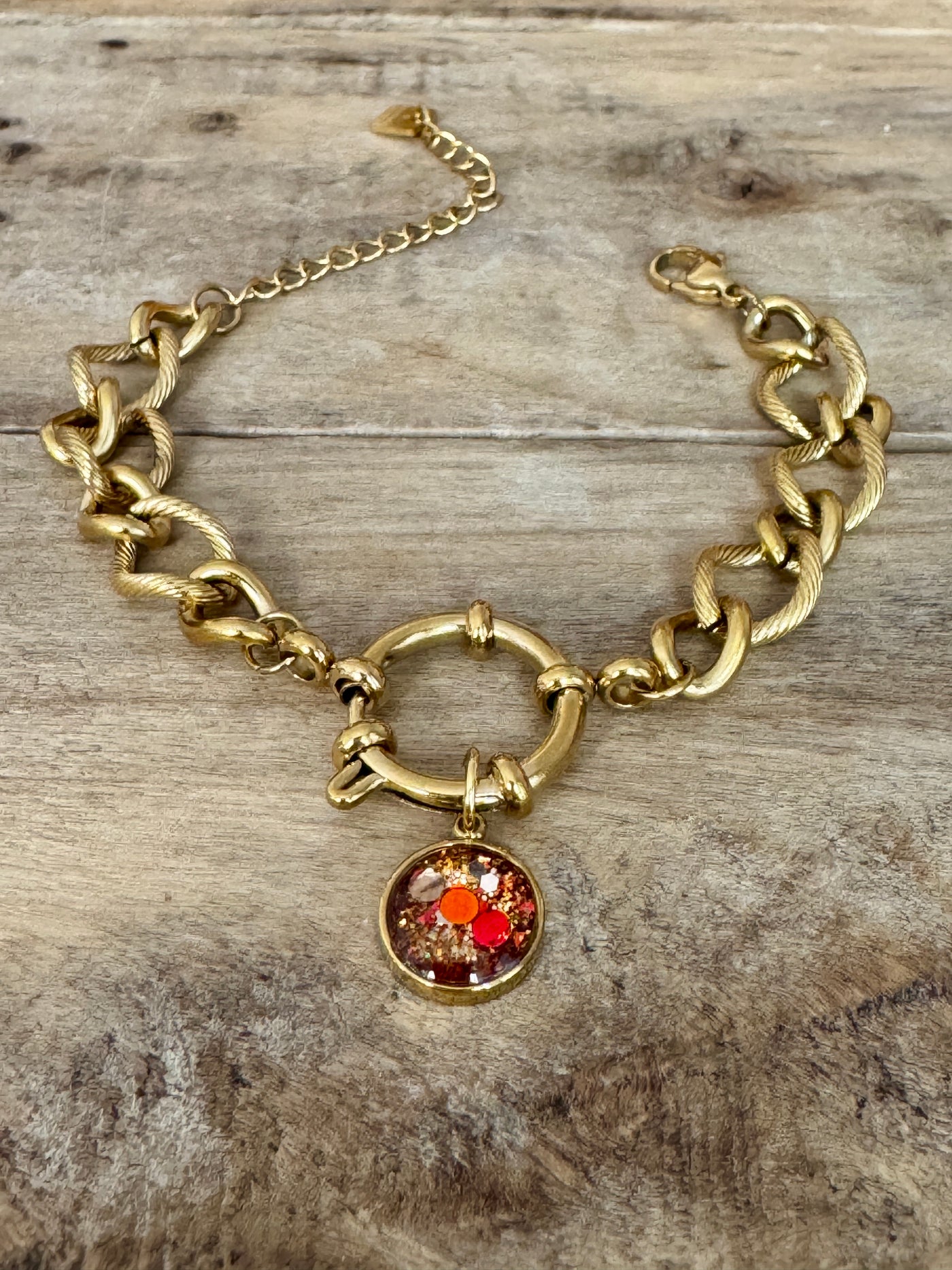 Bracelet doré PUMPKIN FALL CALYPSO Consciousness