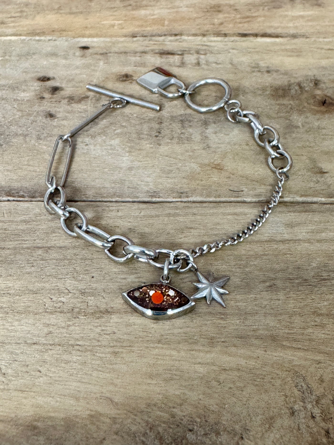Bracelet argenté PUMPKIN FALL UNLOCK Hoponopono