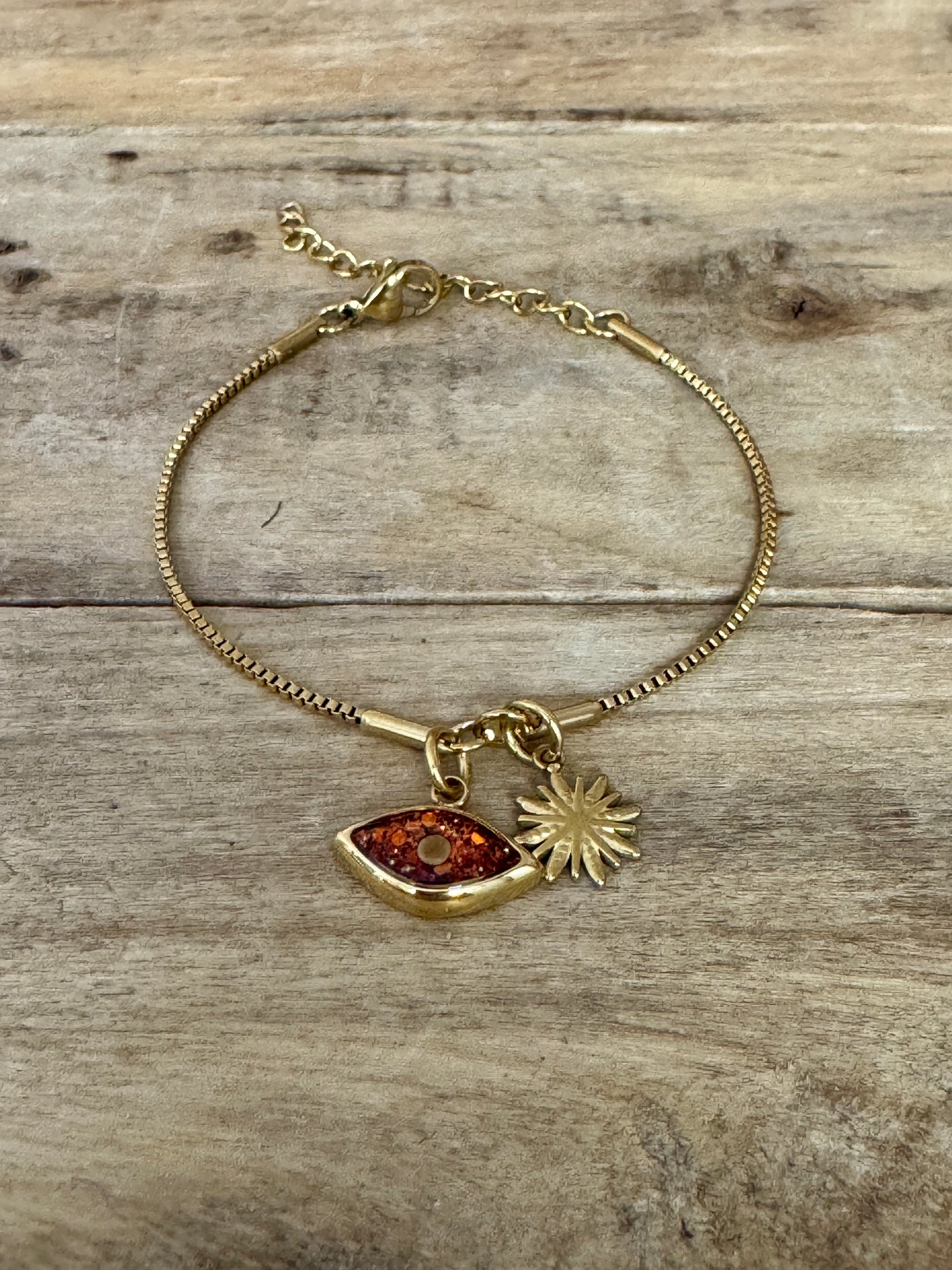 Bracelet doré PUMPKIN FALL UNLOCK Image de soi