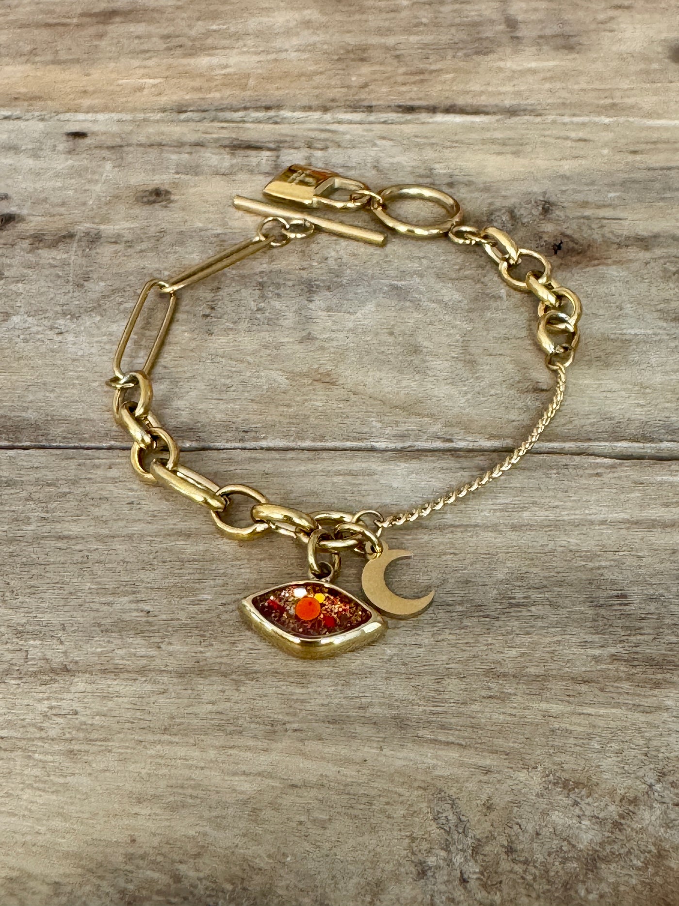 Bracelet doré PUMPKIN FALL UNLOCK Jalousie