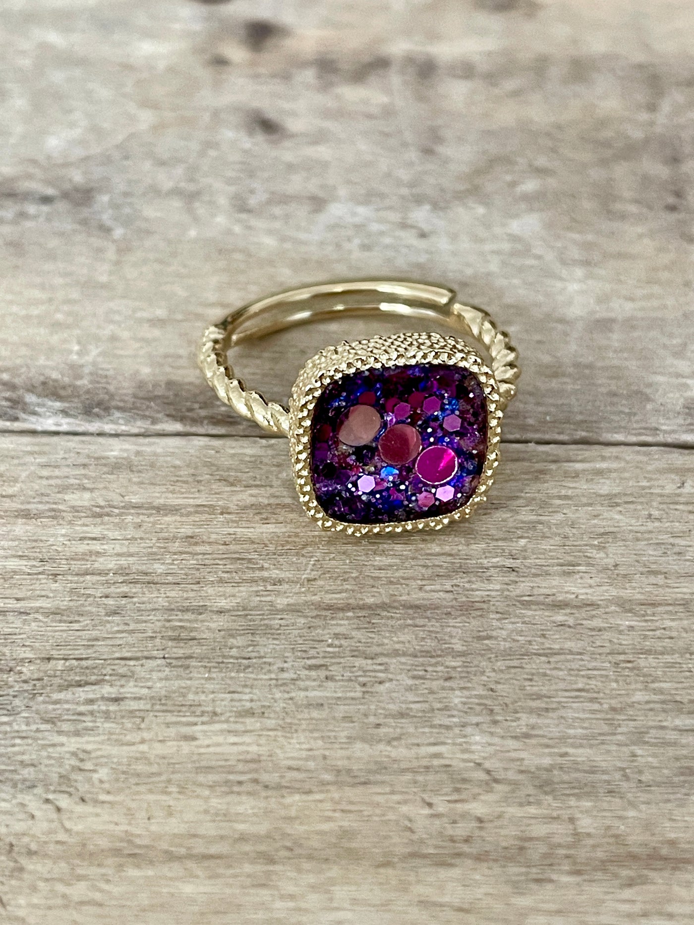 Bague dorée MONROE Jalousie