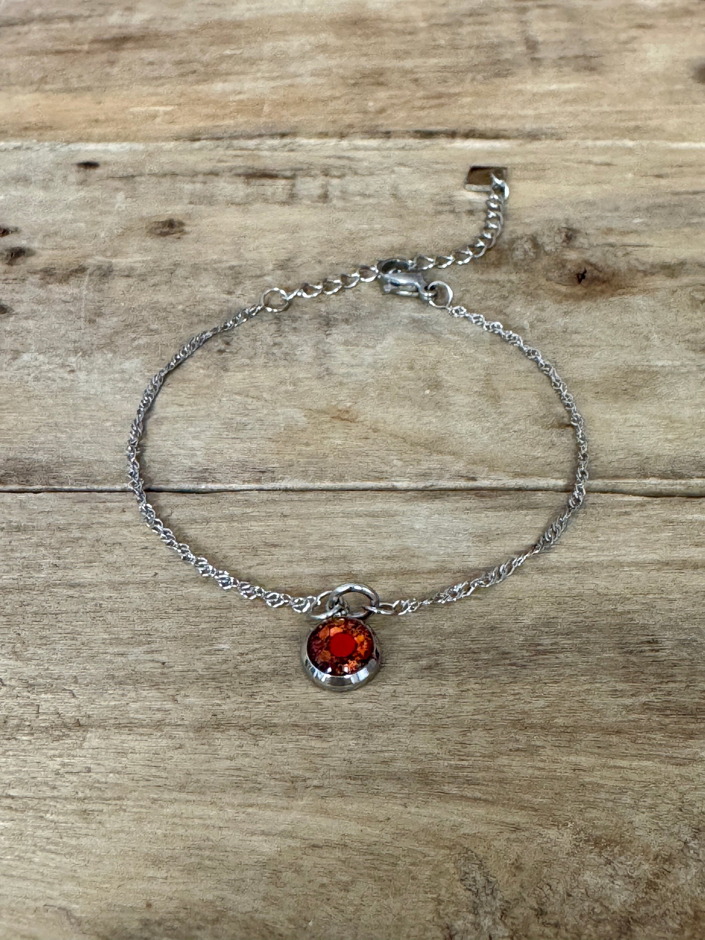 Bracelet argenté NAÏA PUMPKIN FALL Je mérite