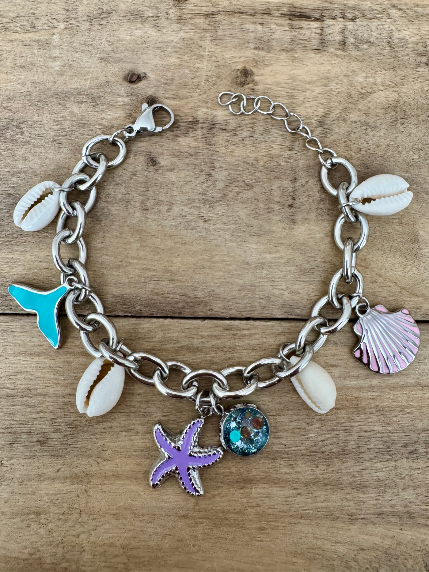 Bracelet argenté néon HAWAï Je mérite