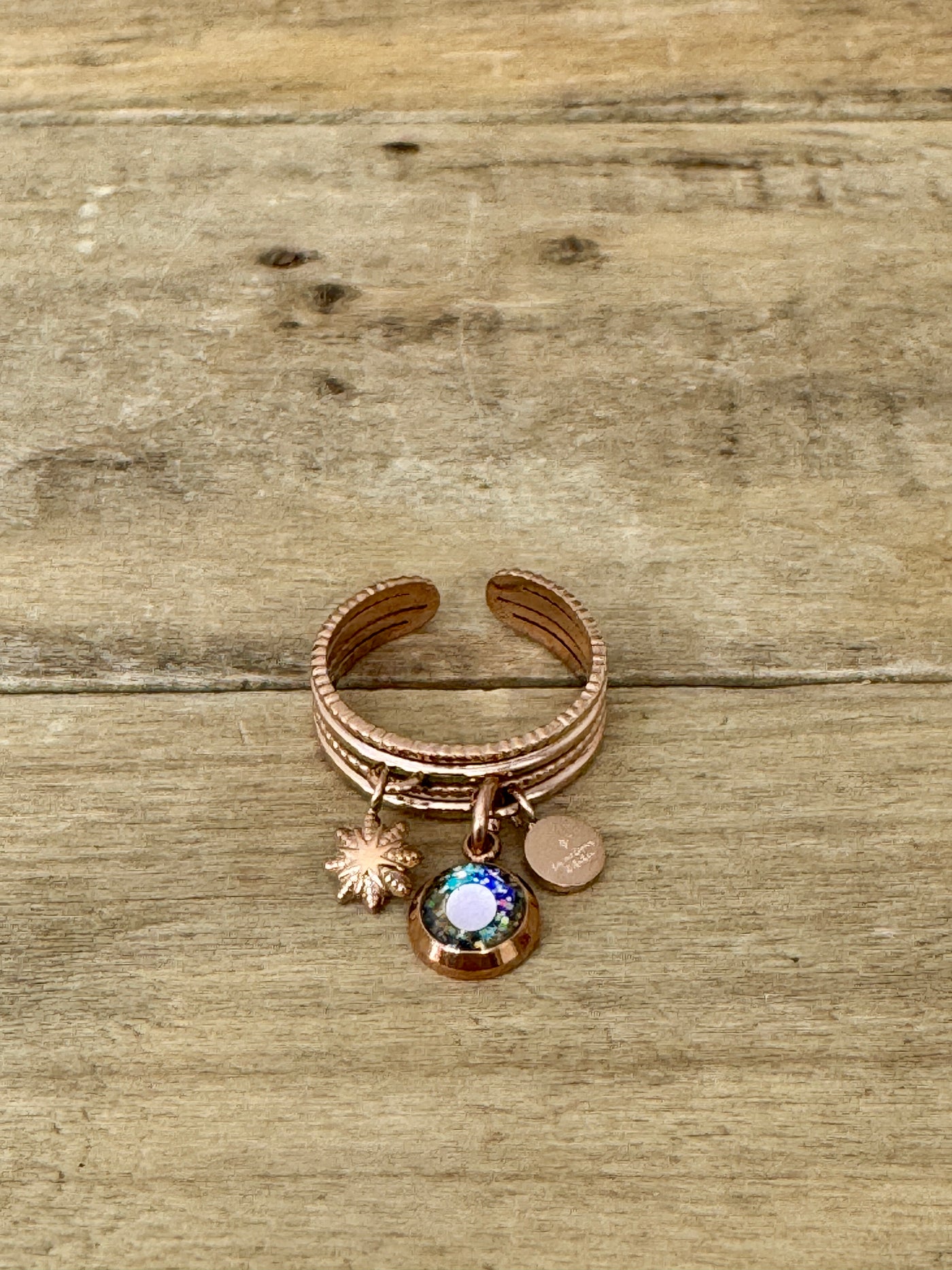 Bague or rose STELLA Déblocage du noeud bloquant du moment