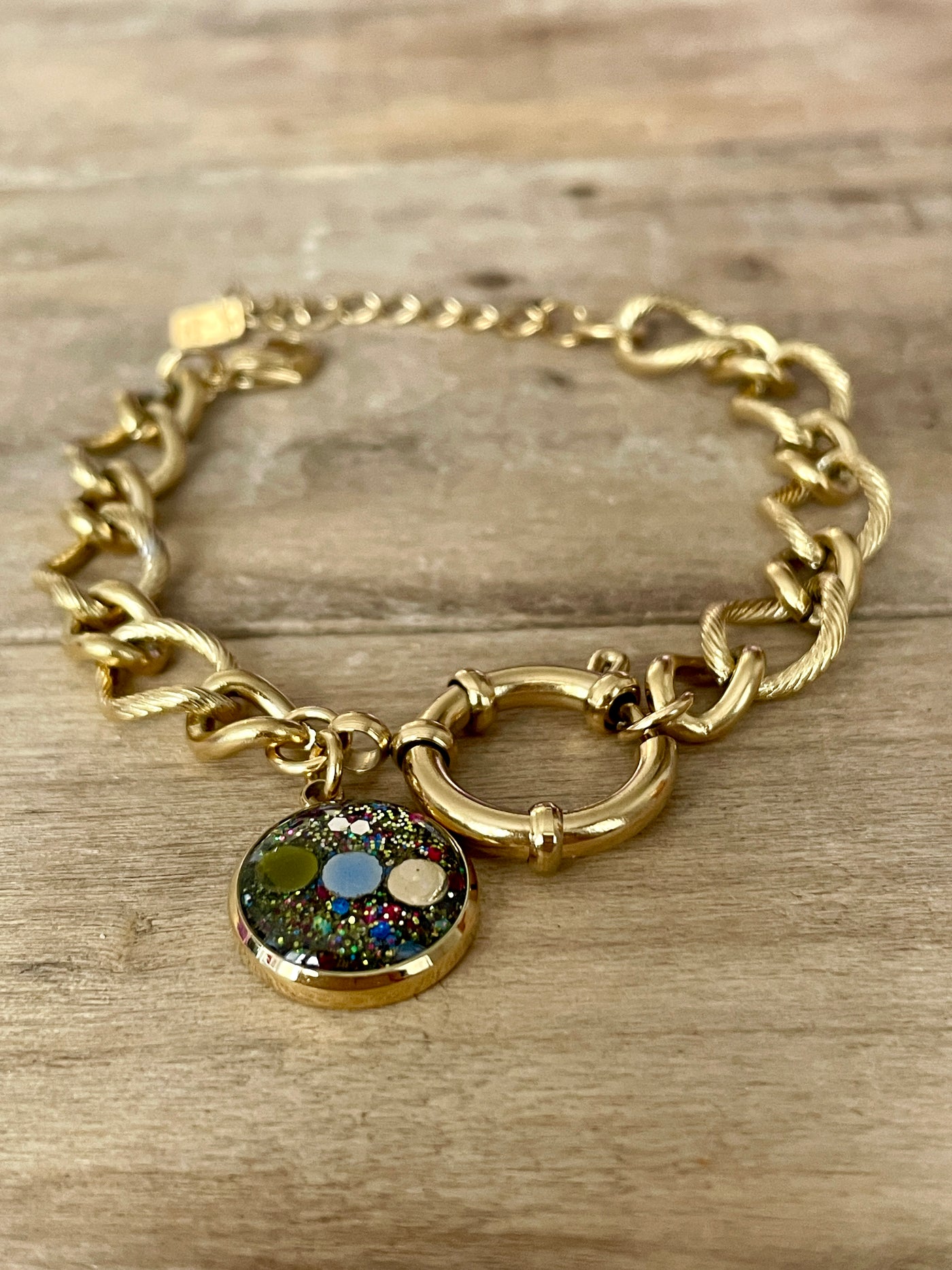 Bracelet doré CALYPSO Om