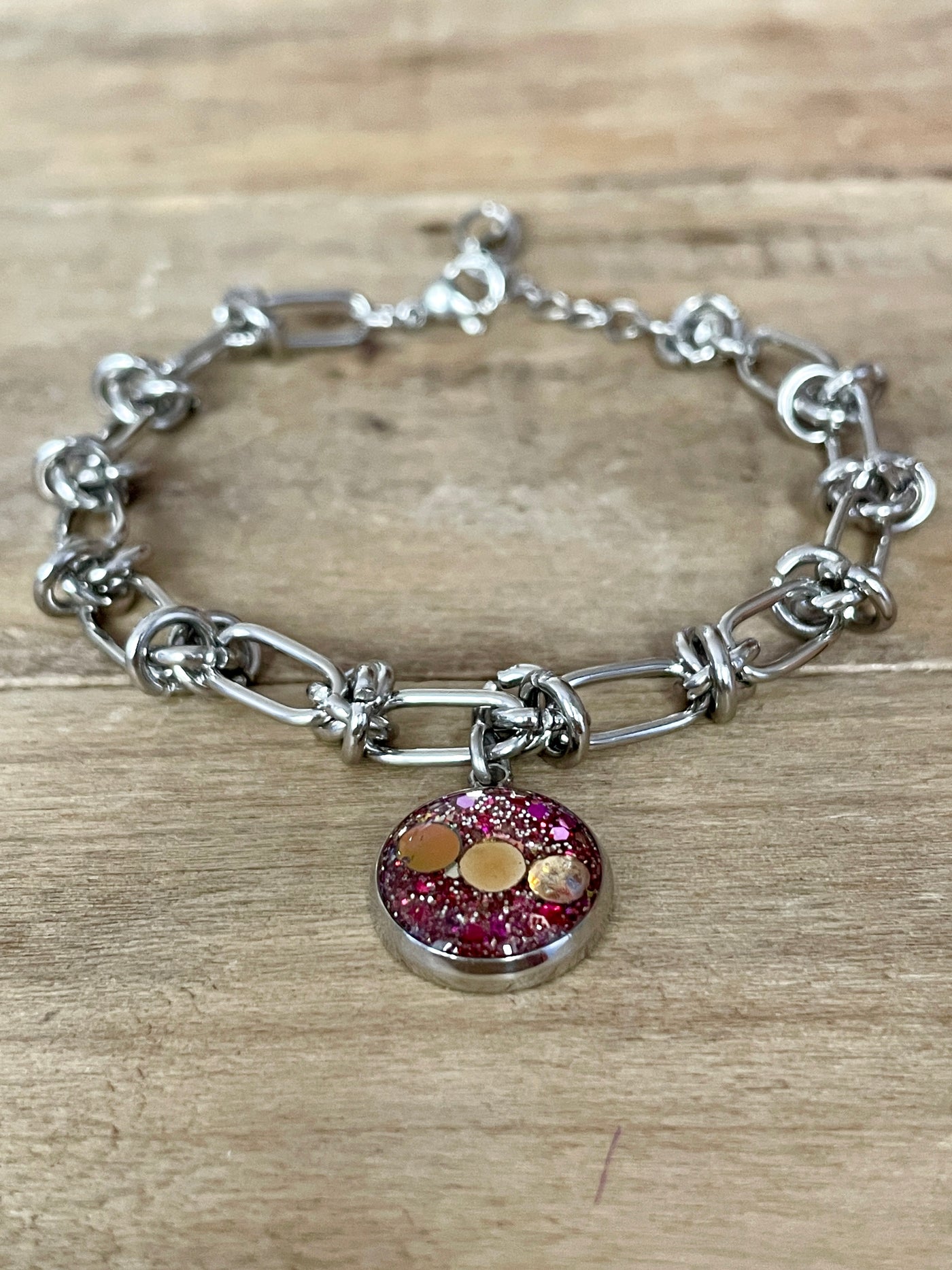 Bracelet argenté SCARLETT Phénix