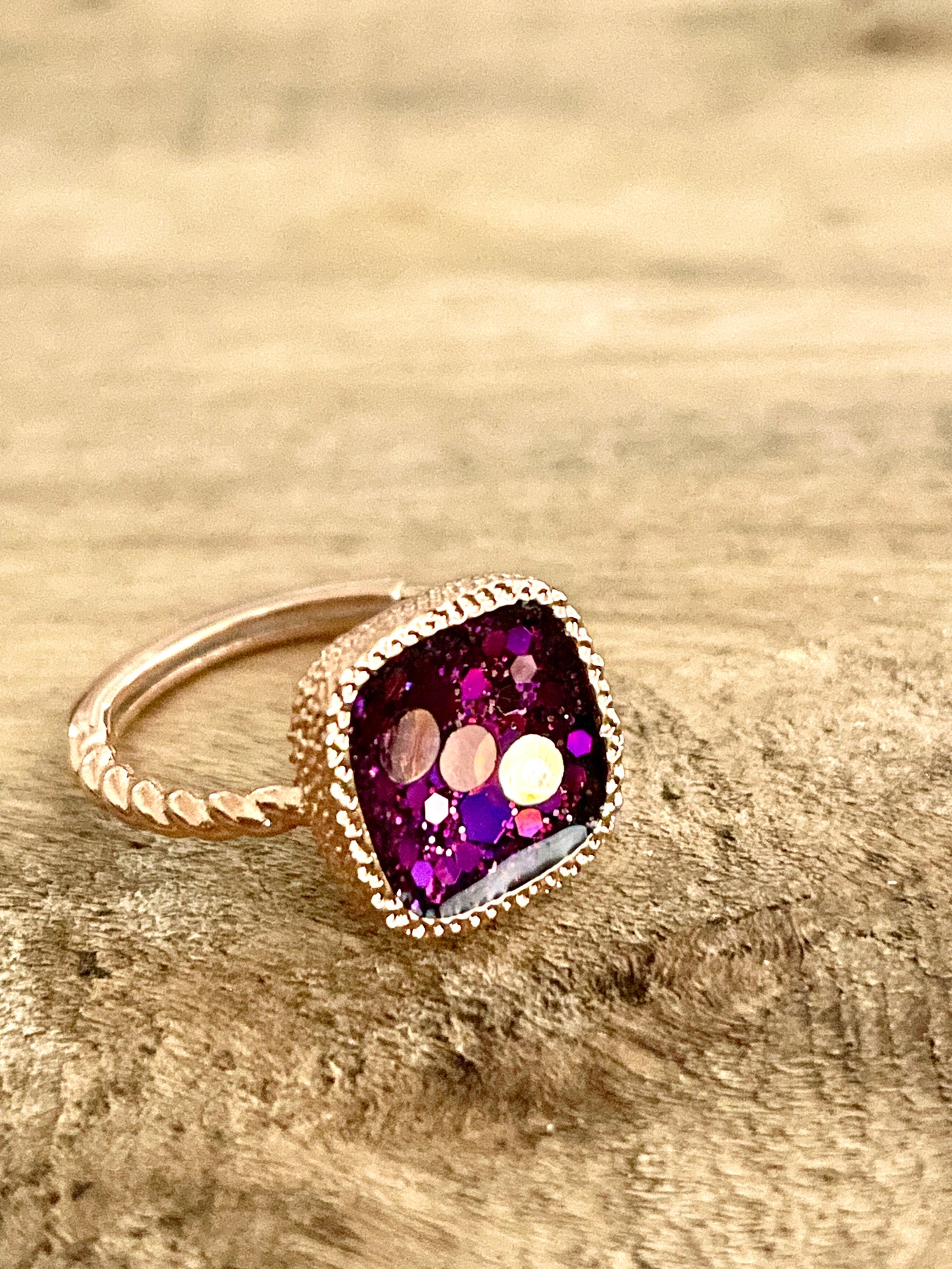 Bague or rose MONROE Abondance