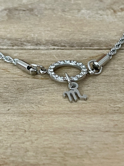 Bracelet argenté AURORA Détachement amoureux