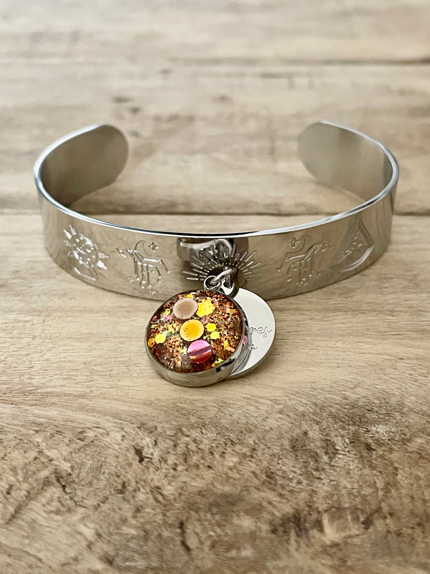 Bracelet argenté WIKKA Alignement à soi