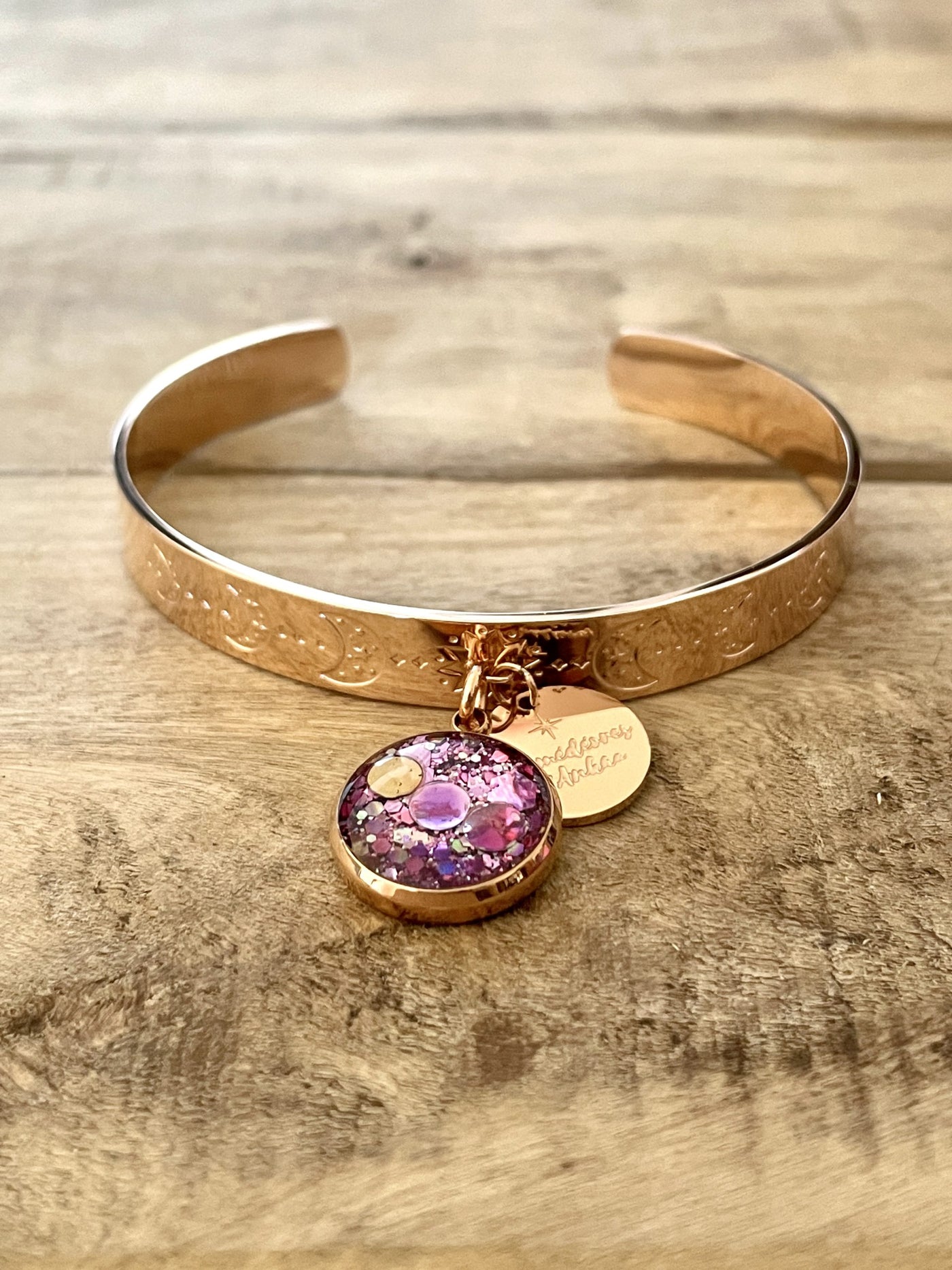 Bracelet or rose TSUKI Blessure de l'âme : Injustice