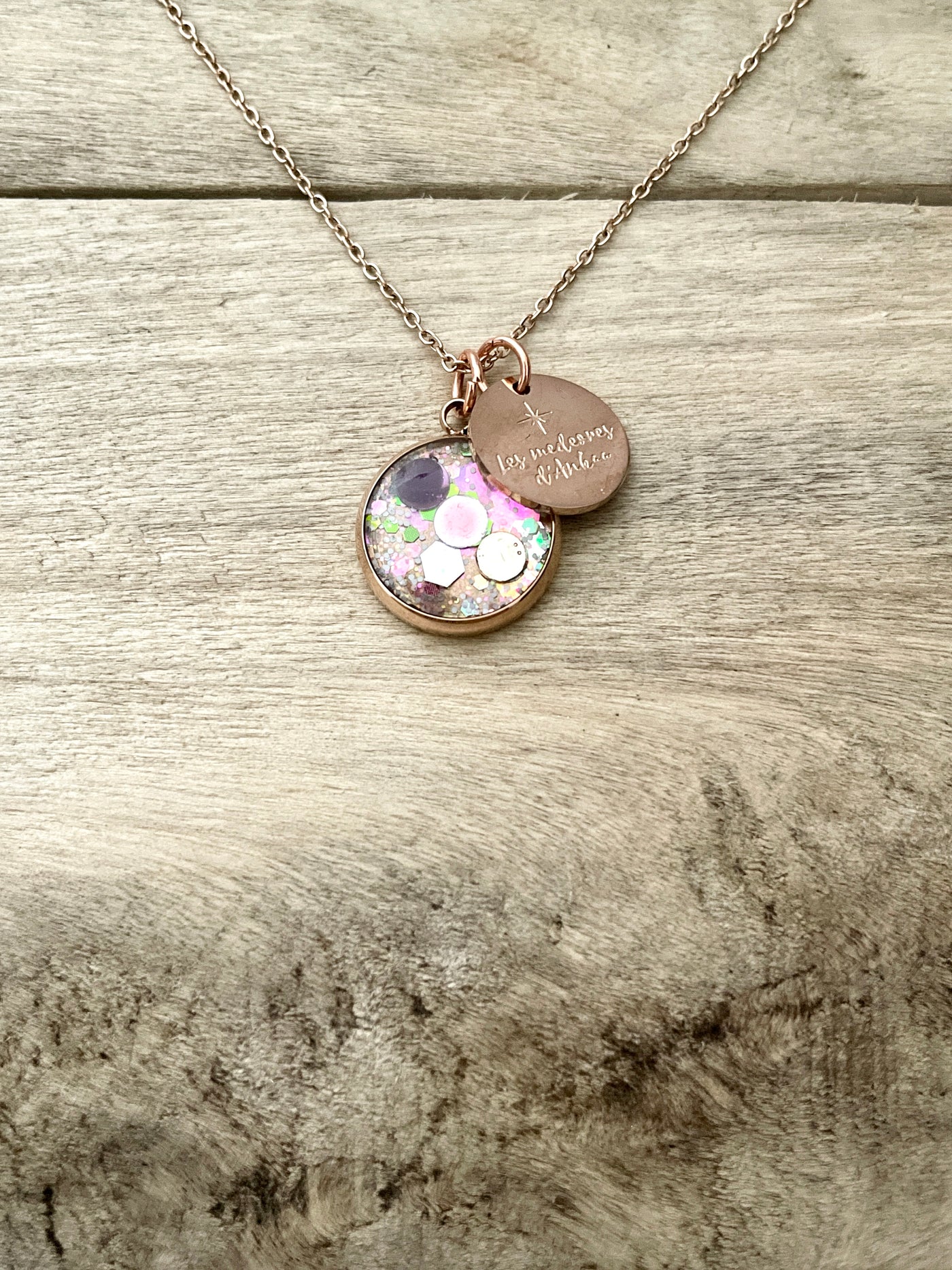 Simple Rose Gold Throat Chakra Necklace