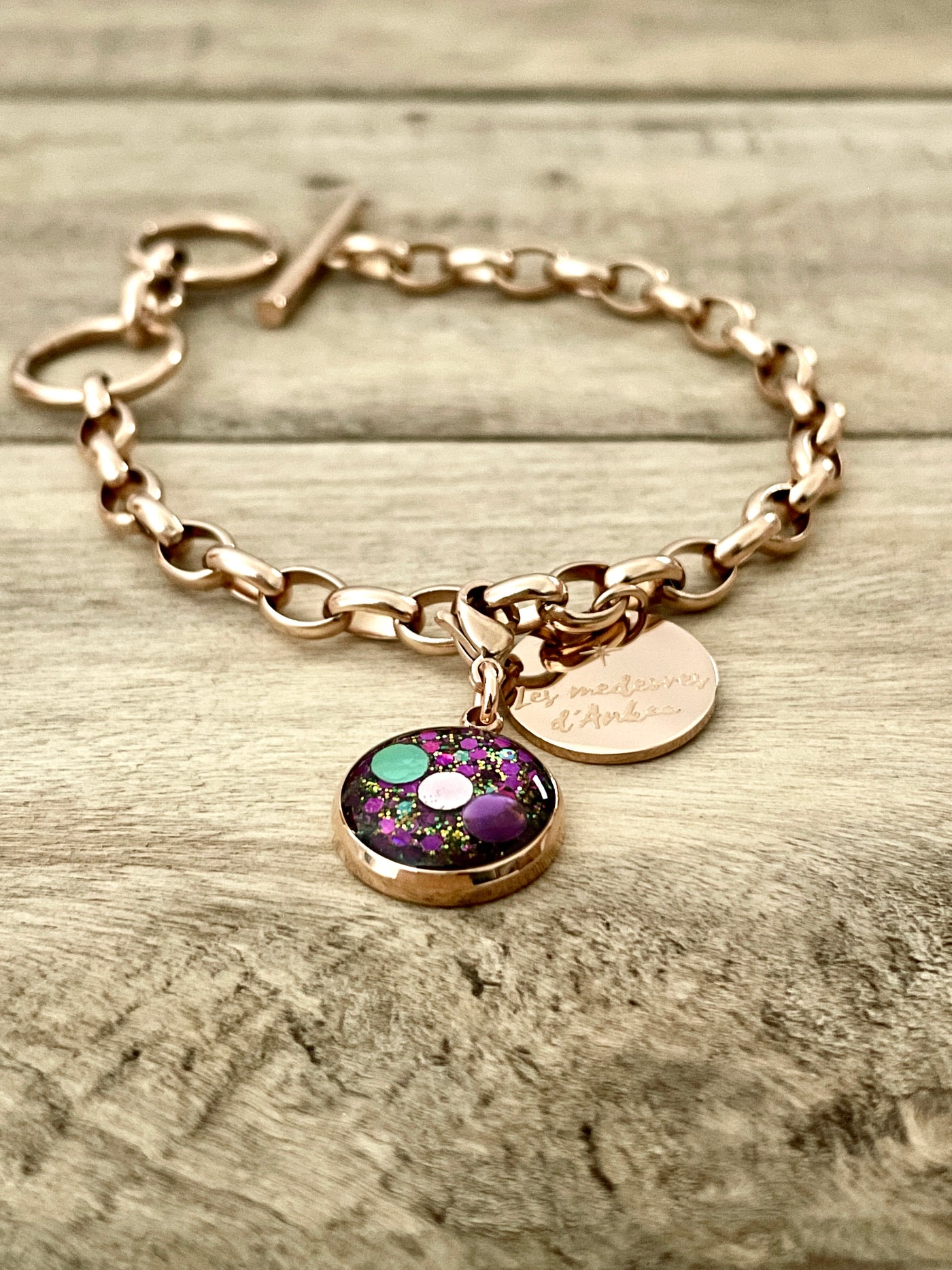 Medeore rose gold charm Wound of the soul: Humiliation (charm sold alone)